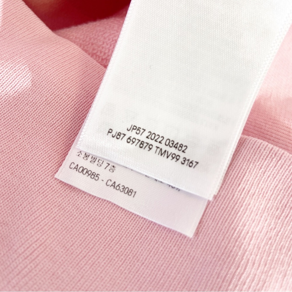 NWT Balenciaga logo-print cotton hoodie light pink - Picture 6 of 11